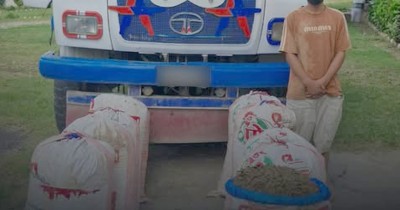 उदयपुरमा १९९ किलो गाँजासहित टिपर र चालक पक्राउ