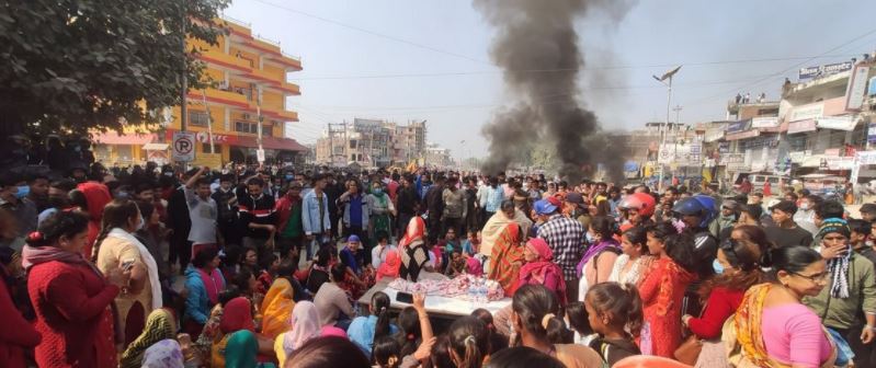 बालिका मृत्यु प्रकरण : घाइतेको मृत्युपछि बर्दिवासमा निषेधाज्ञा 