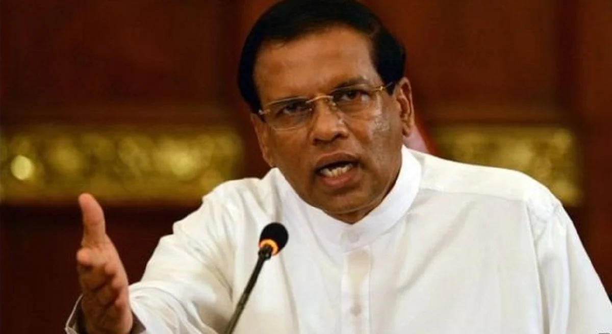 श्रीलङ्काका पूर्व राष्ट्रपति सिरिसेनाद्धारा नयाँ निर्वाचन गर्न माग