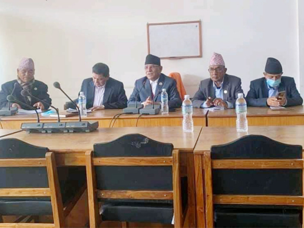 माओवादीले समर्थन फिर्ताको पत्र संसद् सचिवालयलाई बुझायो