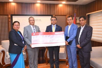 नागरिक लगानी कोषद्वारा विपद् उद्धार कोषमा १ करोड १ लाख सहयोग