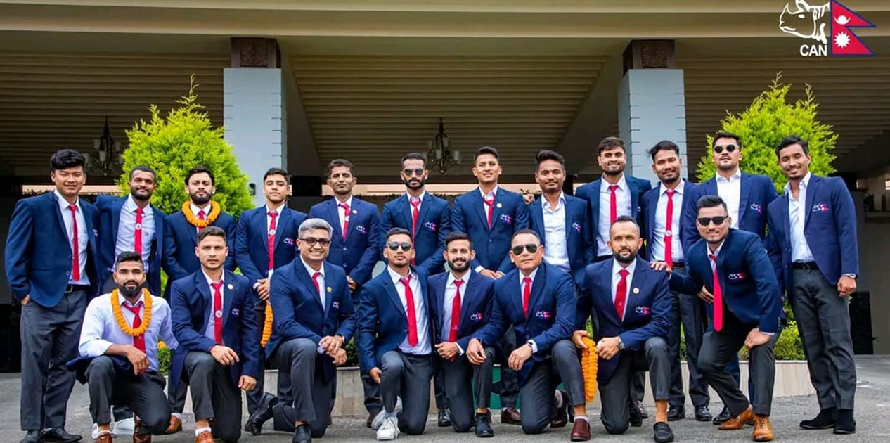 नेपाली क्रिकेट टोली पाकिस्तान प्रस्थान