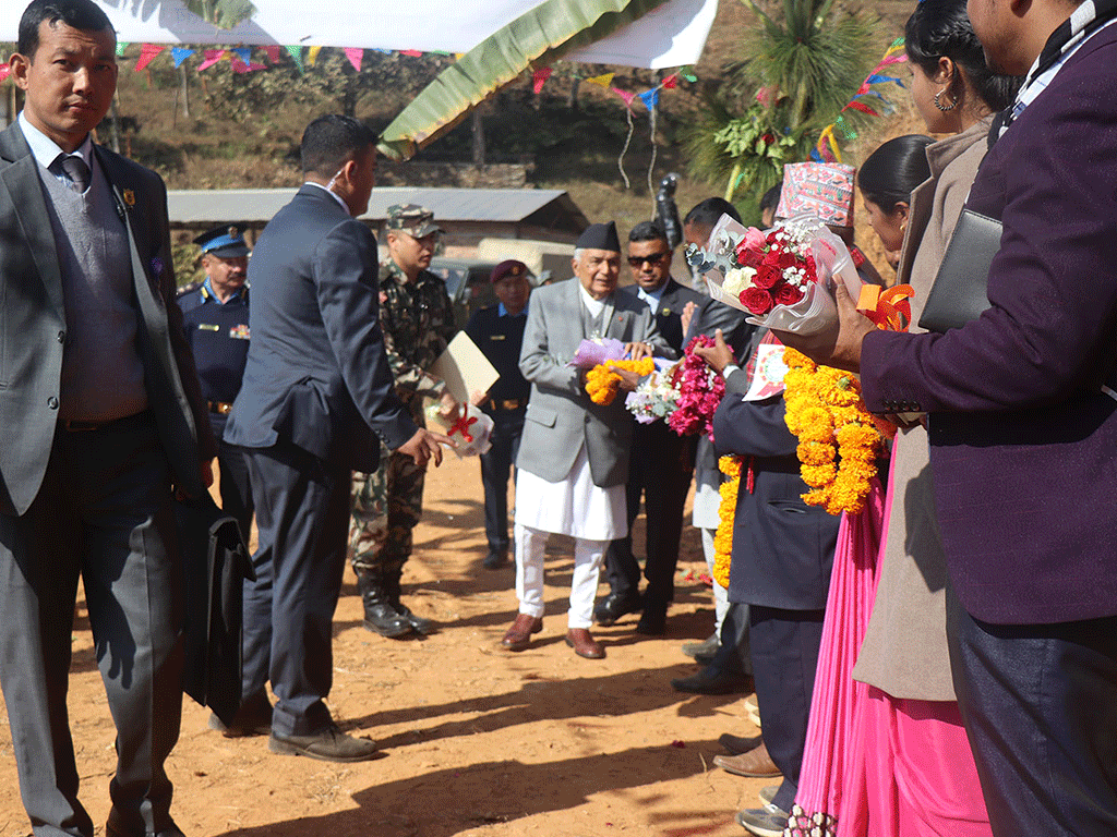 राष्ट्रपति पौडेल तनहुँमा