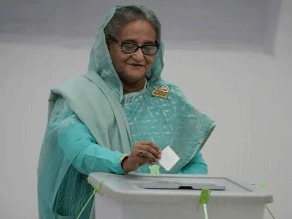 बंगलादेशको निर्वाचनमा शेख हसिनाको पार्टीलाई बहुमत