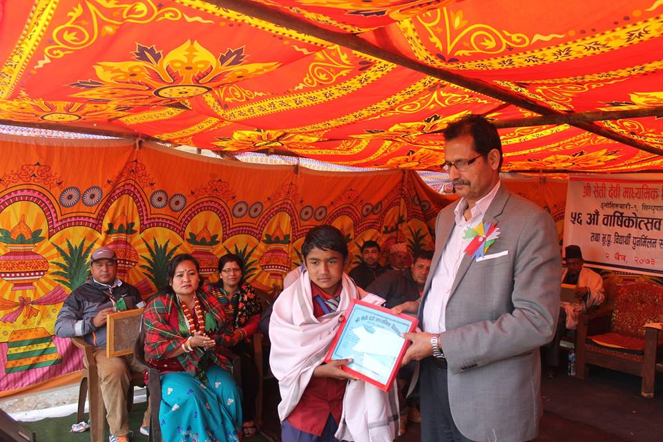 शिक्ष नै शक्तिशाली हतियारः सापकोटा