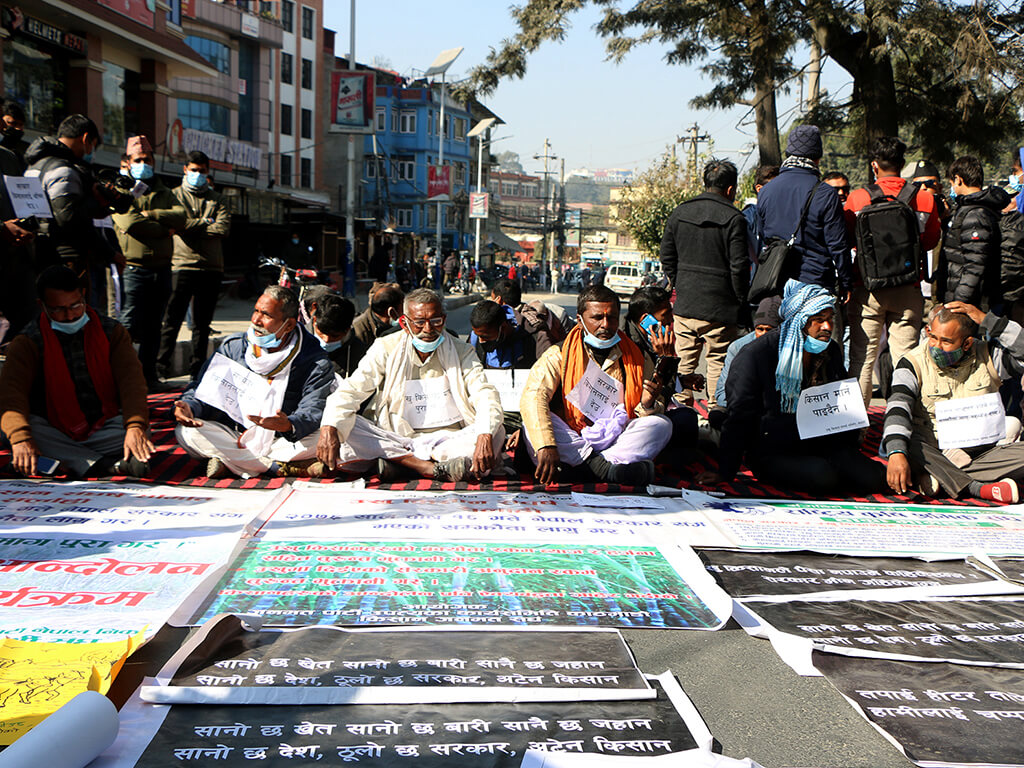 उखु किसान पुनः आन्दोलनका लागि काठमाडौँमा