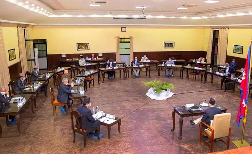 नेकपा सचिवालय बैठक लगत्तै मन्त्रिपरिषद बैठक सुरु 