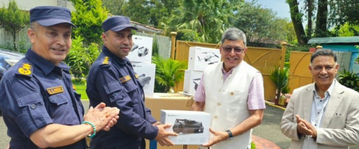 विपद् प्रभावित क्षेत्रमा खोज तथा उद्धारका लागि प्रहरीलाई १७ ड्रोन हस्तान्तरण
