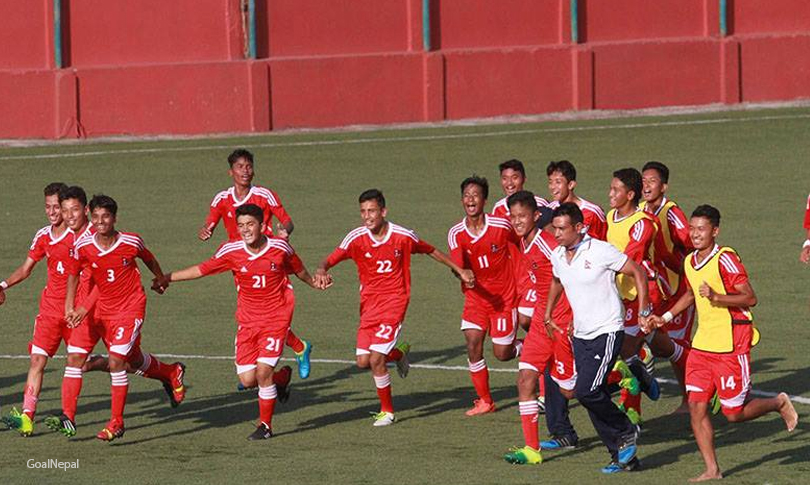 नेपाल यू–१५ साफ फुटबलको फाइनलमा, उपाधिका लागि भारतसँग प्रतिस्पर्धा गर्ने 