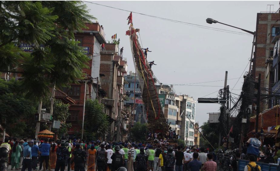 भदौ २९ गतेलाई जुर्‍याे रातो मच्छिन्द्रनाथ रथ तान्ने शुभसाइत