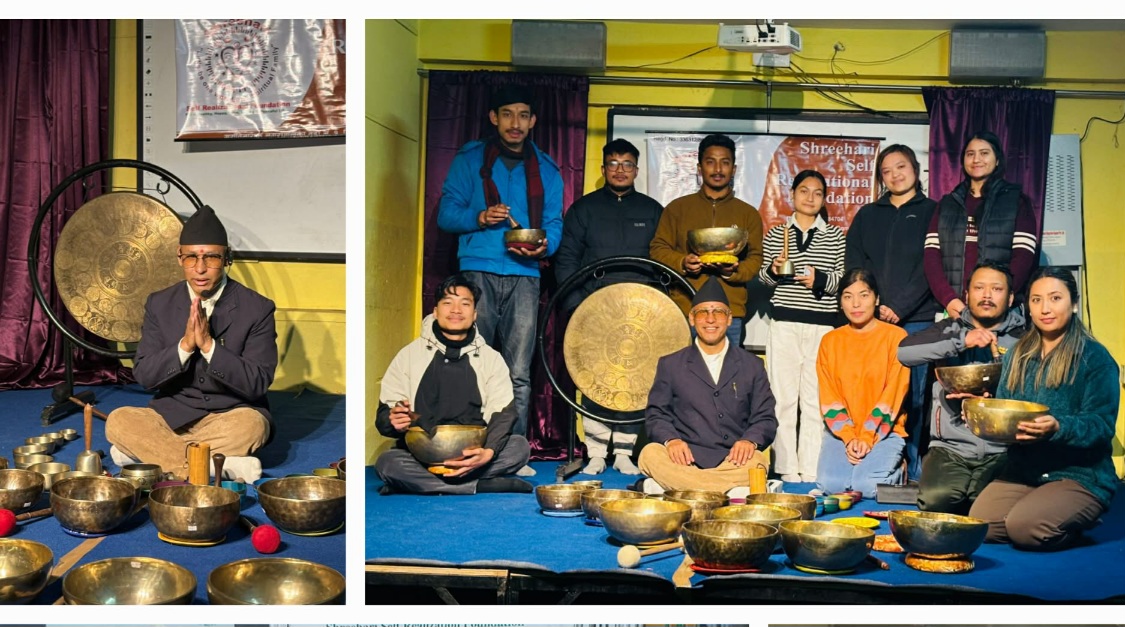 भक्तपुरमा साउन्ड हिलिङको प्रभाव: युवामा मानसिक शान्ति र सकारात्मक ऊर्जाको जागरण