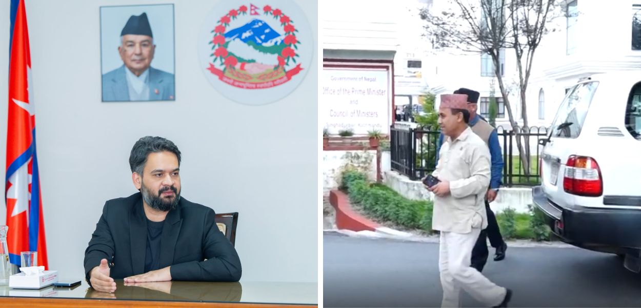 प्रधानमन्त्री बालेनसँग कांग्रेस नेताहरूको भेटवार्ता
