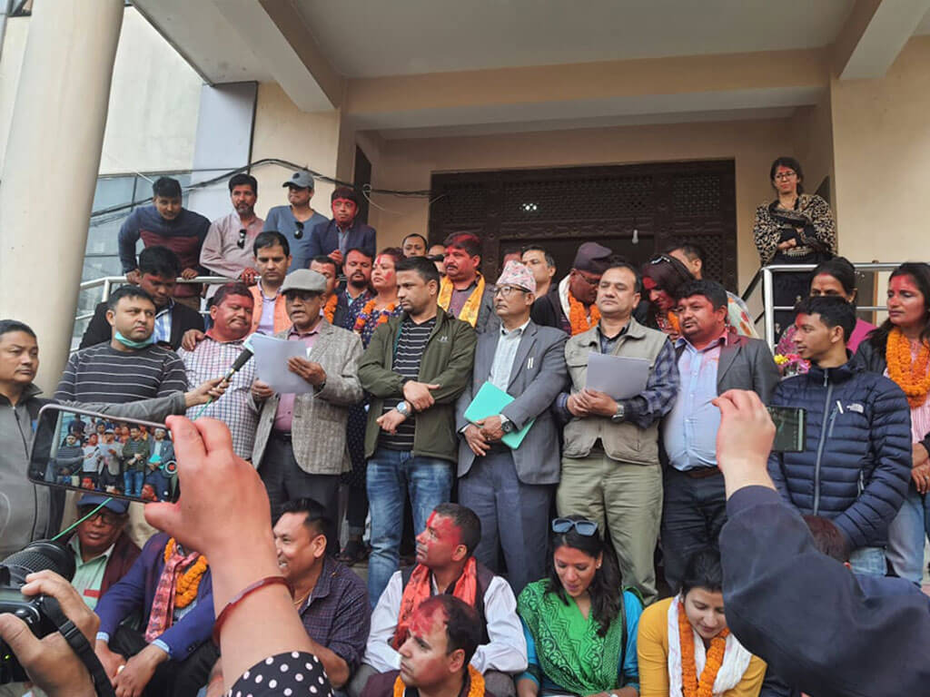 नेपाल पत्रकार महासङ्घको अध्यक्षमा विपुल पोख्रेल विजयी
