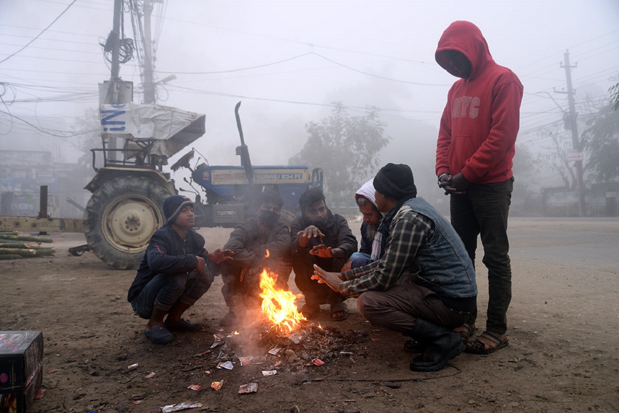 काठमाडाैंकाे तापक्रम शून्य डिग्रीमा झर्यो 