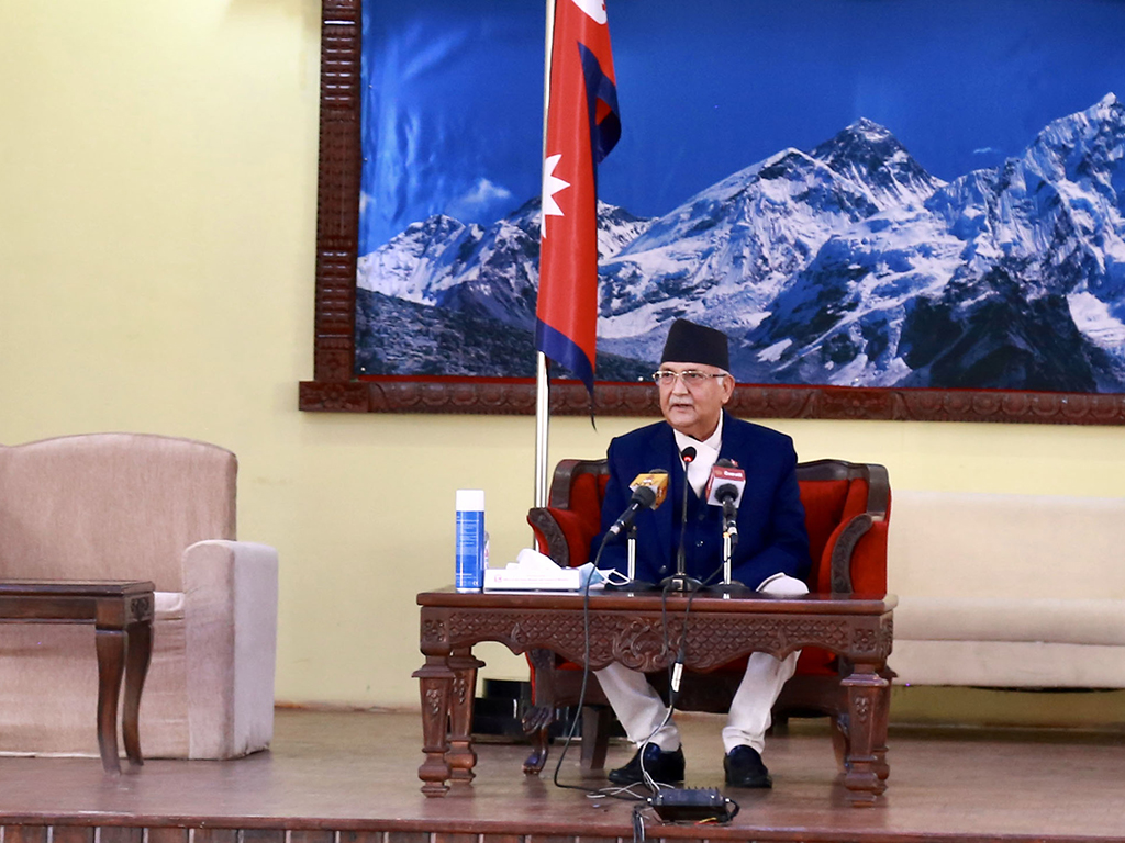 निर्धारित समयमा निर्वाचन हुन्छ,भ्रममा नपर्नु - प्रधानमन्त्री ओली