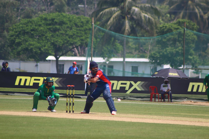 इमर्जिङ कपको पहिलो खेलमै नेपाल पाकिस्तानसँग ६ विकेटले पराजित