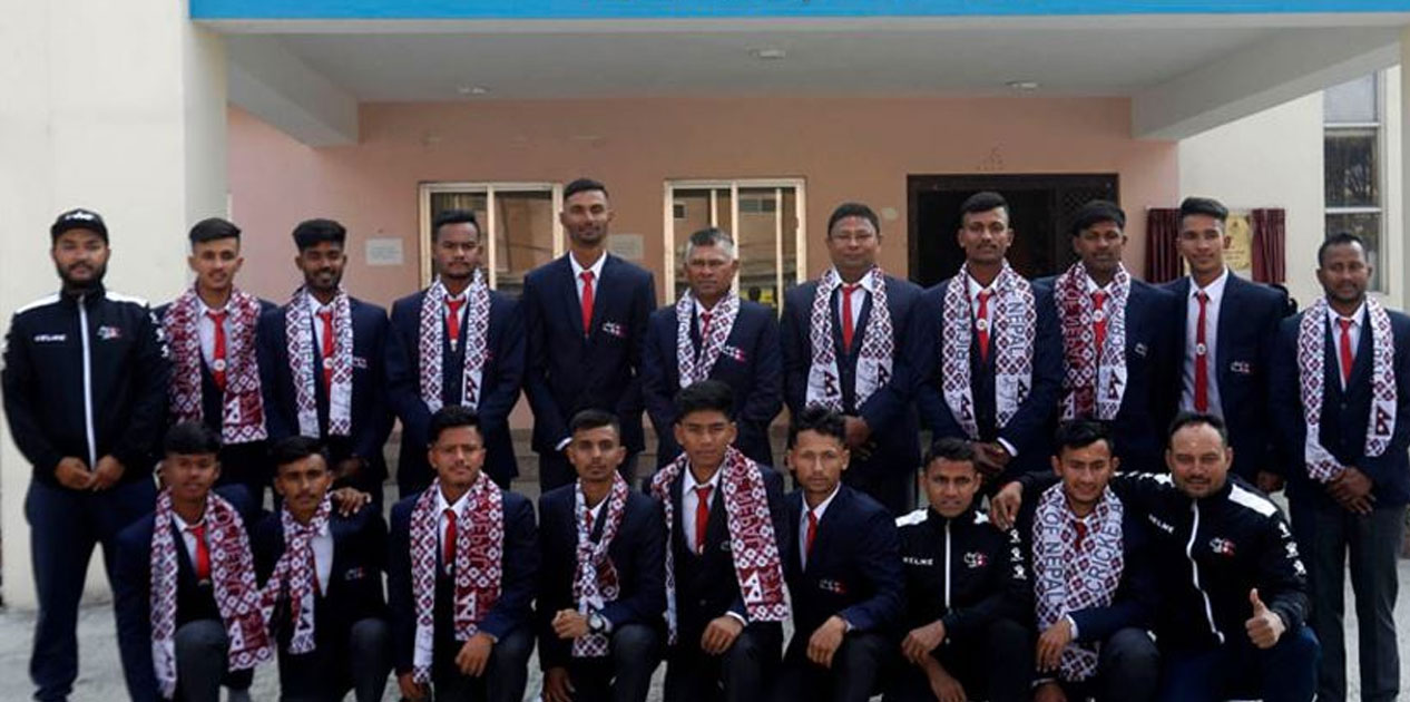 नेपाली यू-१९ क्रिकेट टोली आज फर्किँदै